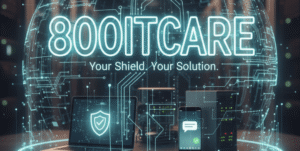 A professional graphic that visually represents the "8 Core Values" mentioned in the article, perhaps with the 800ITCare logo.