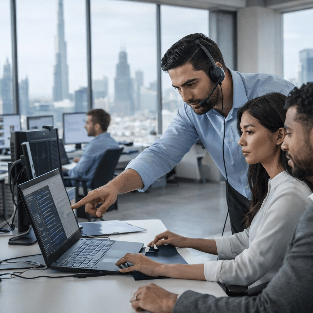 IT support in Dubai provided by 800 IT Care for businesses through professional on-demand IT assistance