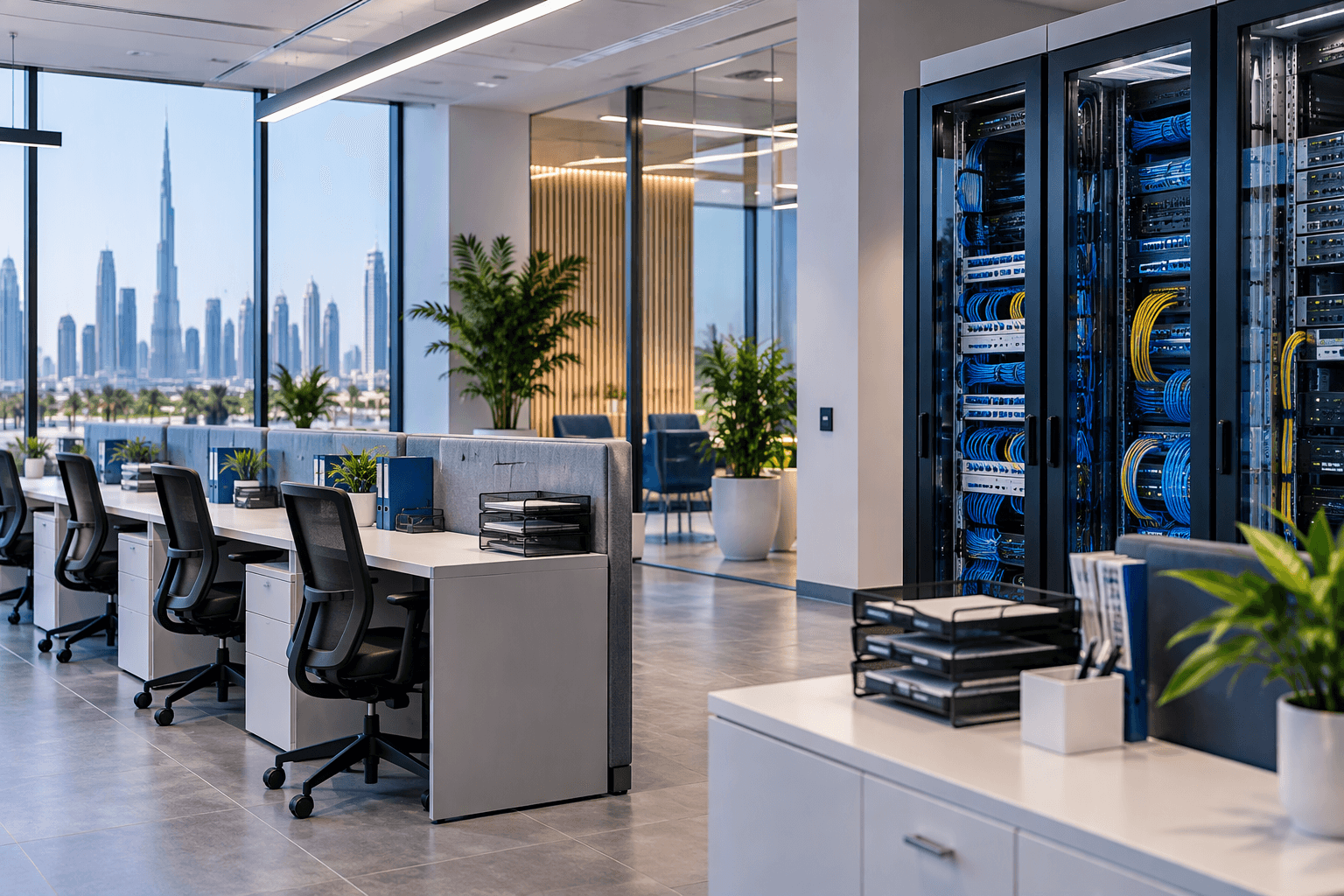 800 IT Care 24/7 IT helpdesk team answering a Dubai client